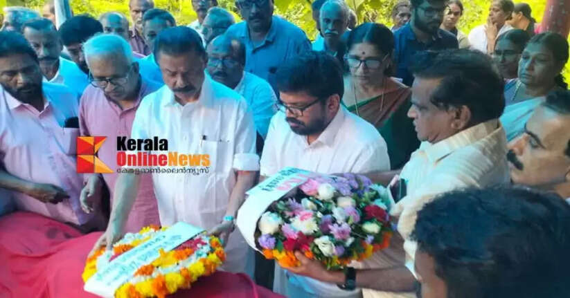 Farewell to a comrade; Leaders pay last respects to CPM activist who died after being injured in Muslim League attack in Kannur