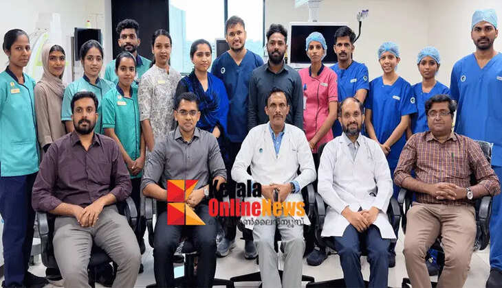 The medical team of the Gastroenterology Department at Aster MIMS, Kannur successfully completed the first state-of-the-art endoscopic vacuum therapy in Malabar.