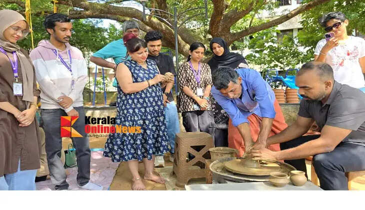 Chatteem Kalom program offers experiences rooted in the soil Kannur District Collector also participates in earthenware making