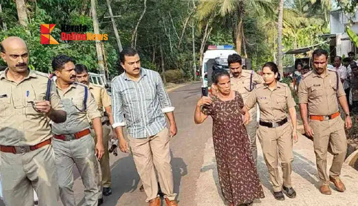 Woman hacked to death in Malappuram; Mother-in-law brought to the scene to collect evidence