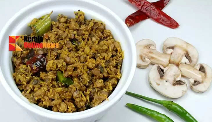 Restaurant-style mushroom masala toran can be prepared at home