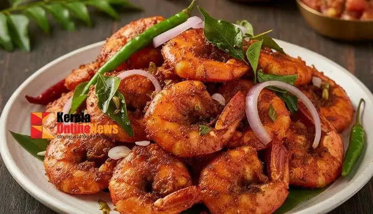 No fish curry, today's special shrimp fry