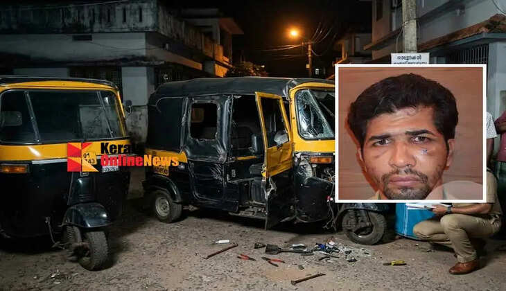 Theft involving forced entry into autorickshaws Thalassery police arrest the accused