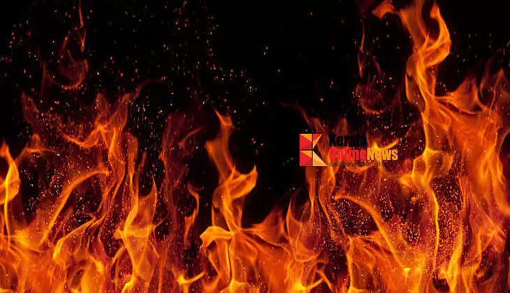 The young man's head caught fire while repairing a car in Malappuram