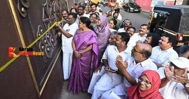 Kannur railway underpass beautified with paintings