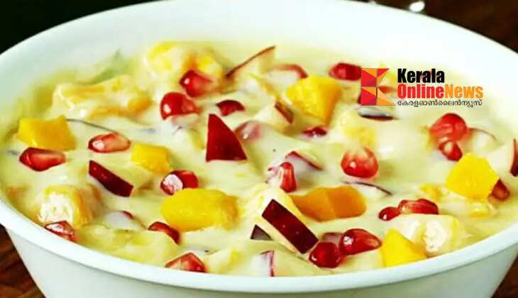 Homemade Creamy Fruit Custard