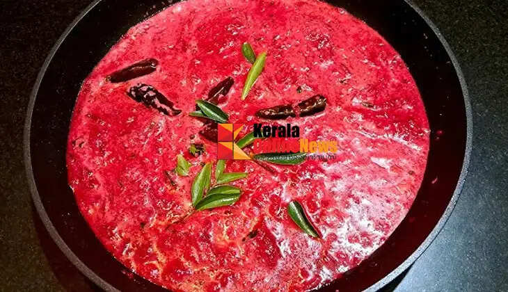 A delicious khichdi recipe with yogurt and beetroot