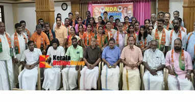 NDA candidate held a rally in Kannur