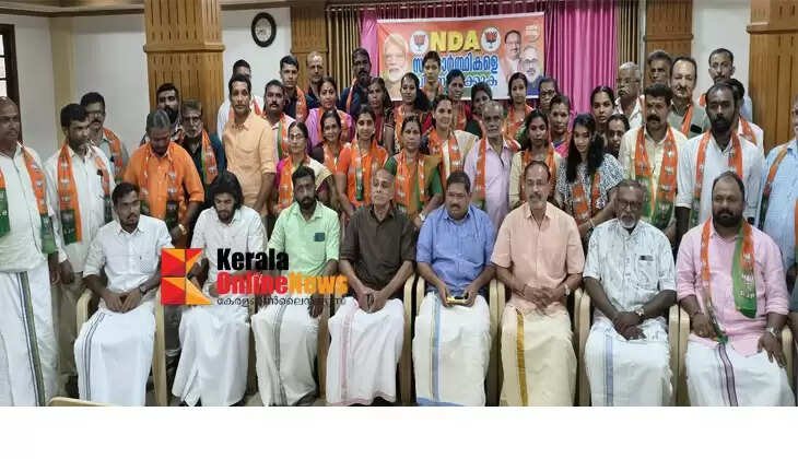 NDA candidate held a rally in Kannur