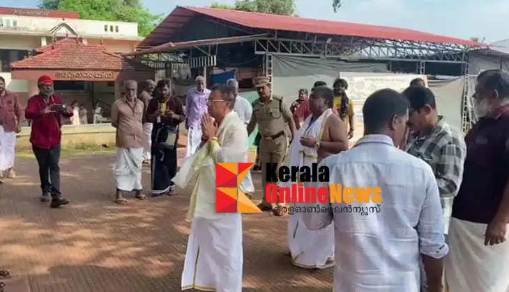 goa minister visit madayi kavu 