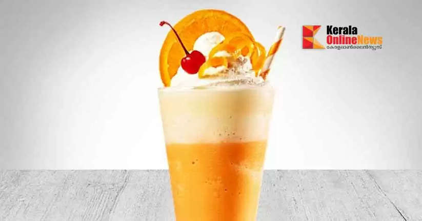 orange icecream drink