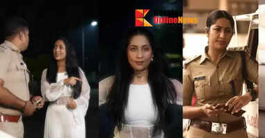 Navya Nair was caught by the police for dancing on the road at midnight; Video goes viral..