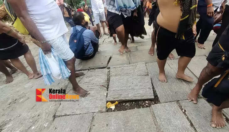 Loose stones on the path pose a threat to Sabarimala pilgrims