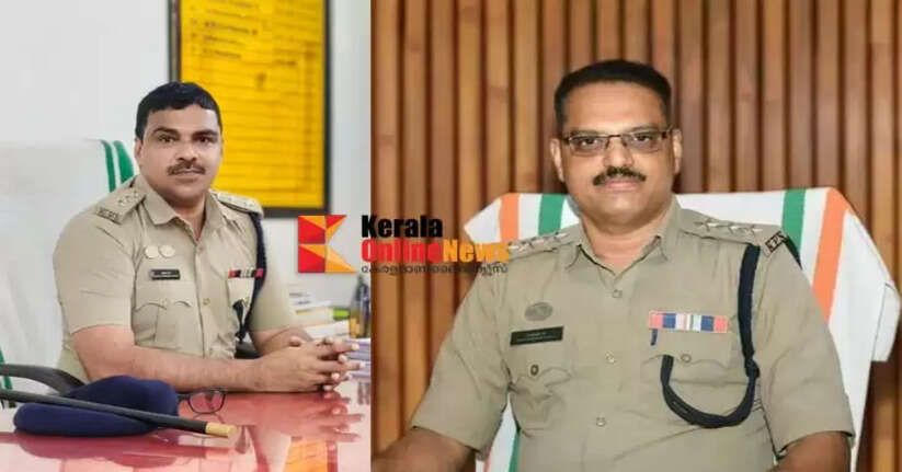 Two police officers from Kannur have been awarded the Union Home Minister's Dakshata Pathak Award