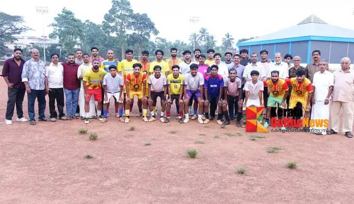 State Sports Day: Football match held in Mayyil