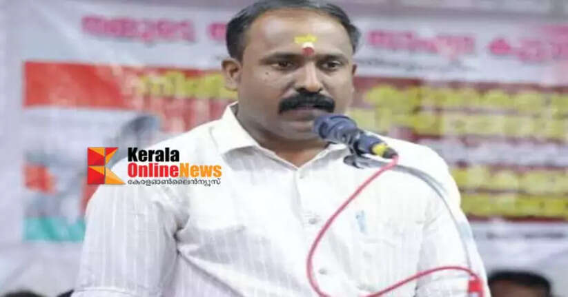 thiruvananthapuram bjp leader - vn madhukumar