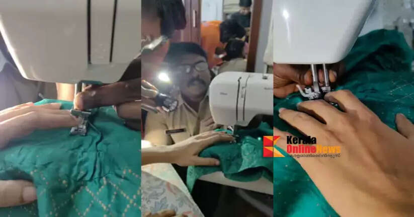 Firefighters rescue housewife whose finger got stuck in sewing machine in Thiruvalla