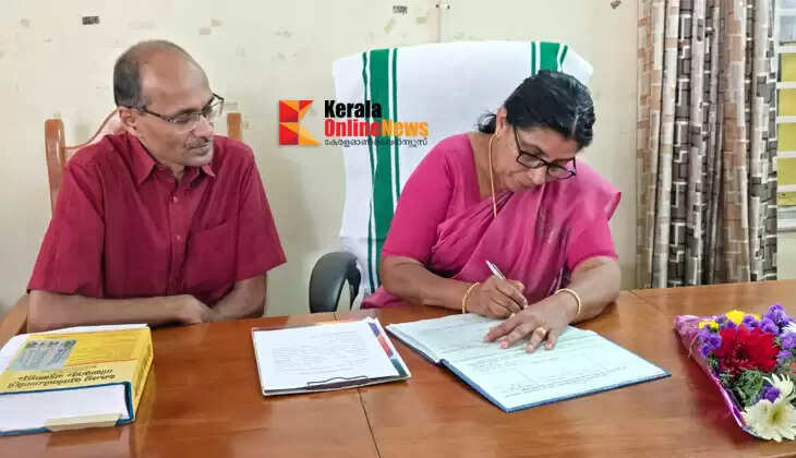 V. Satidevi takes charge as Anthoor Municipality Chairperson