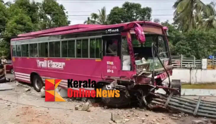 Two dead, eight injured as private bus loses control in Kunnamkulam