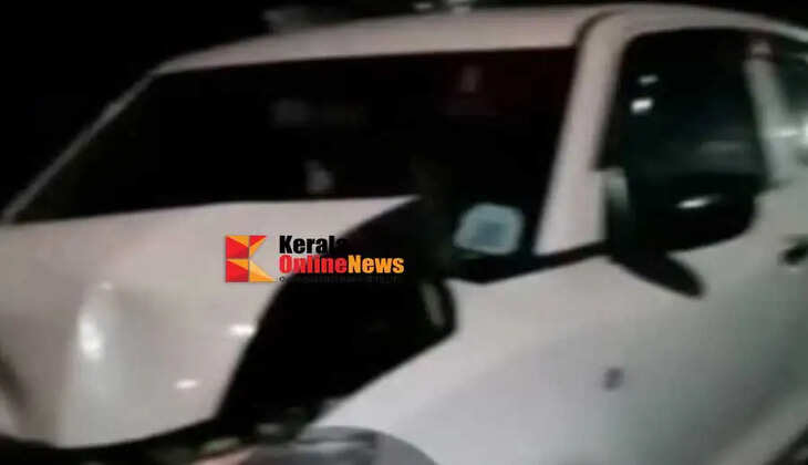 A female pedestrian was injured after a car went out of control and hit her at Kannadiparamba Kannur