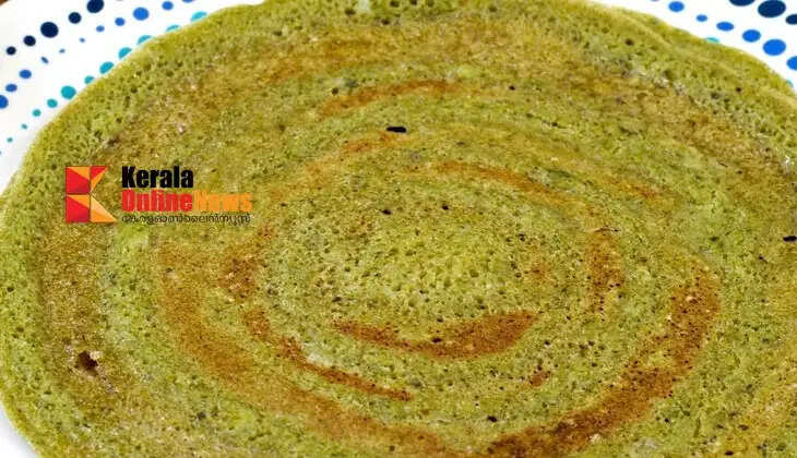 spinach dosa
