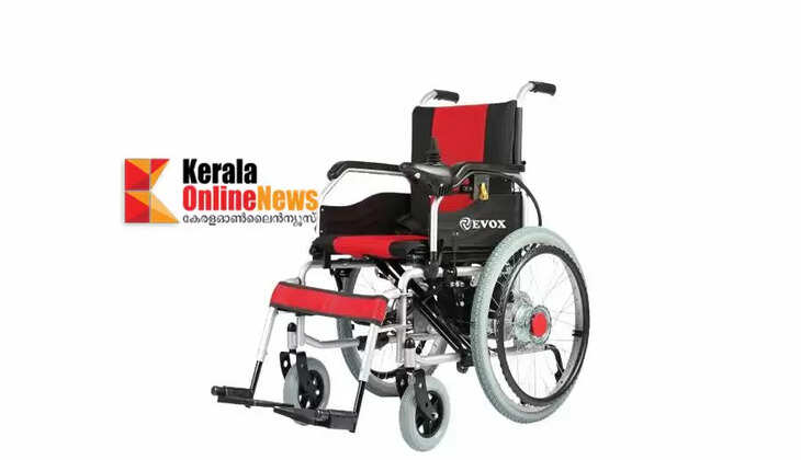 Electronic wheelchair; scooter with side wheel will be distributed