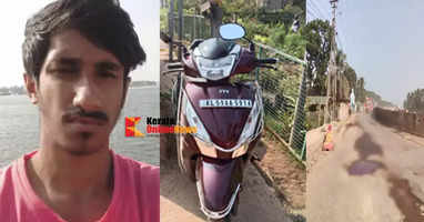 KSRTC bus hit behind scooter in Kannur Papinissery; A tragic end for the student