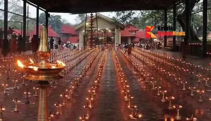 As a thousand lamps are lit, the temple courtyard becomes imbued with deep devotion; the grandeur of Deeparadhana.