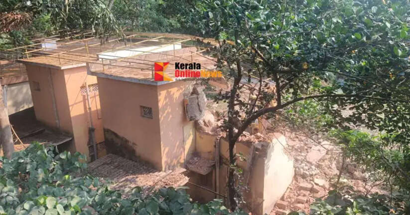 Demolition of railway quarters in Kannur has begun