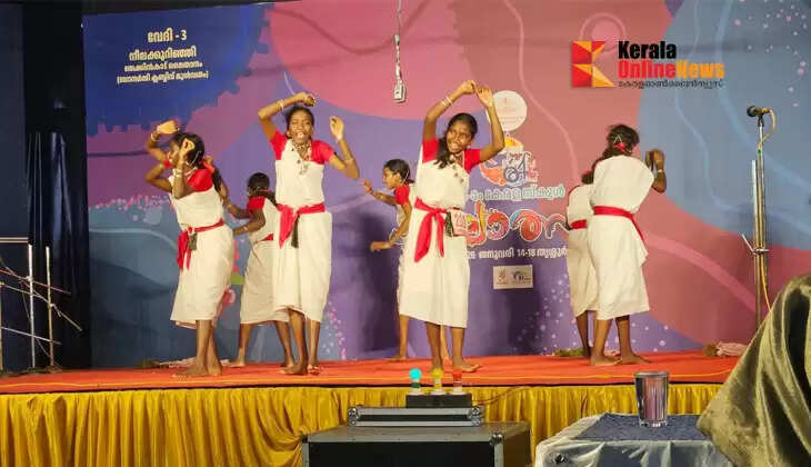 'This is our life, our passion'; Children from the Paniya section perform the Paniya dance at the state festival stage