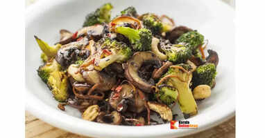 brokkoli with mashroom