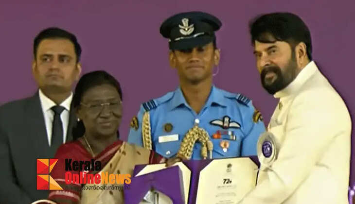 Malayalam's greatest actor..! Mammootty receives National Award