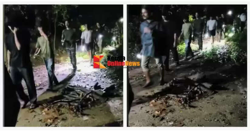 Forest Department files case against youth trapped in Tathengalam forest for trespassing