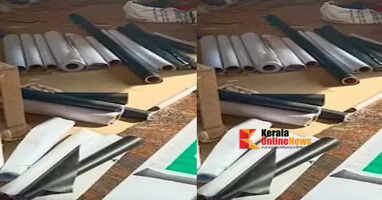 Banned flex banners seized in Cheruthazham, Kannur