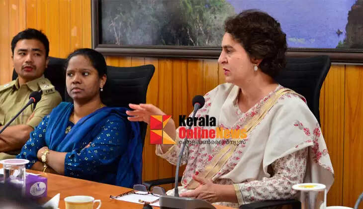 We must ensure the safety of the people of Wayanad: Priyanka Gandhi MP