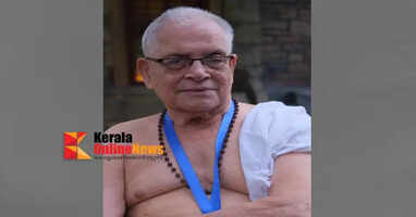 singer Krishnachandrans father Narayana Raja passed away