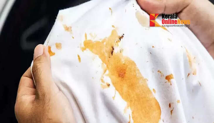 Did you get tea stains on your clothes? Easy fix