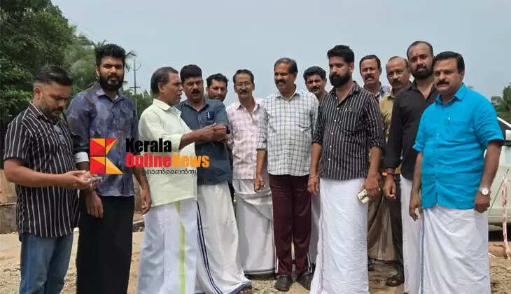 Underpass coming up in Vellapuram, BJP leaders visit the site