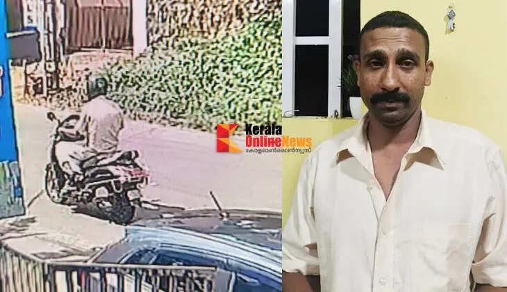 The accused arrived at the house under the pretext of needing a bottle to buy petrol, threw chili powder into an elderly woman's eyes, and stole her gold chain; he has been arrested.