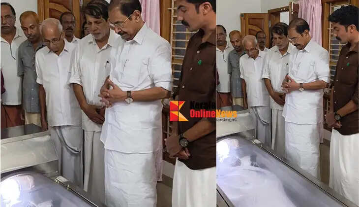 T.K.D.'s funeral to be held today with official honors; Minister Sunny Joseph pays tribute.