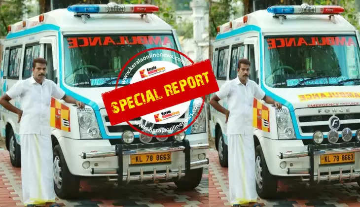 Ambulance driver in Irikkur which went viral on social media