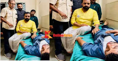 A businessman who was affected by the Taliparamba fire collapsed during a meeting with the city secretary.