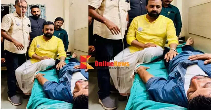A businessman who was affected by the Taliparamba fire collapsed during a meeting with the city secretary.