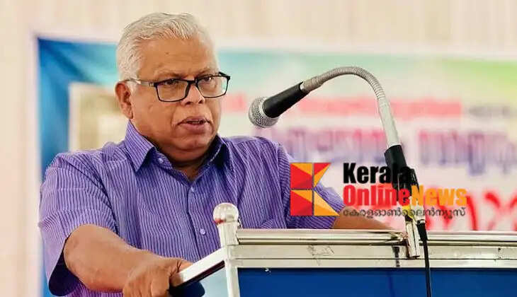 MV Jayarajan says that if there is an organizational error, the first person to come forward will be the Cronyist.