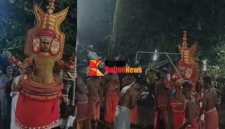 Muthappan tied a knot on the mountaintop: Thiruvappana festival begins in Kunnathurpadi with a large crowd of devotees