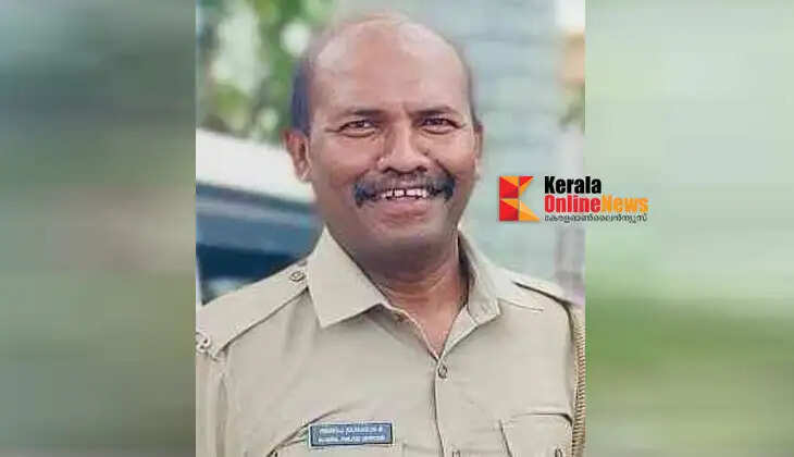 Senior Civil Police Officer of Thiruvalla Station M.S. Manoj Kumar awarded DGP's Badge of Honour posthumously