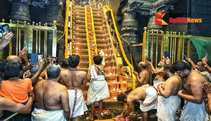 sabarimala Padi Pooja at the 18th Padi to connect with devotees