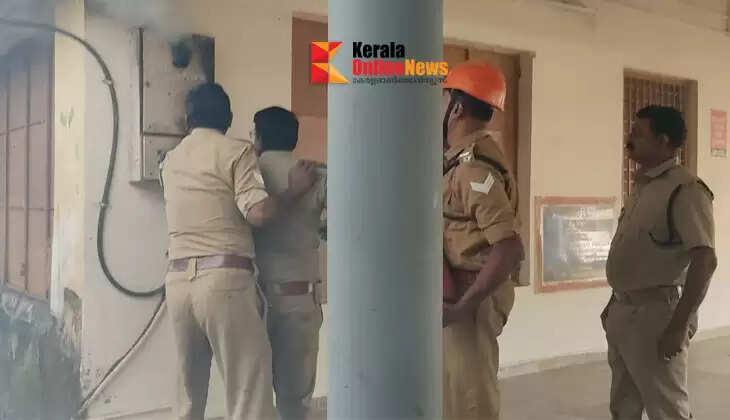 Fire breaks out in school building in Thiruvalla