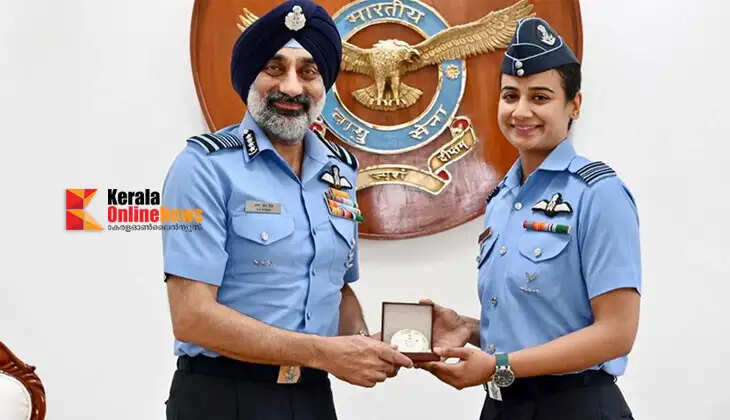New history...! Squadron Leader Sanya takes charge as the first woman Category-A flying instructor in the Indian Air Force