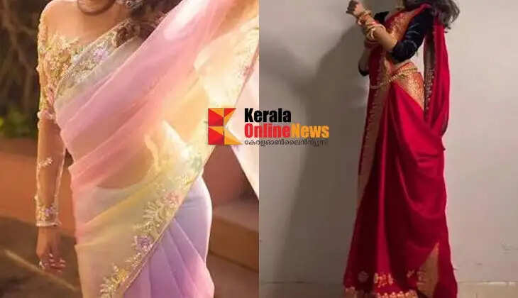 saree wearing style